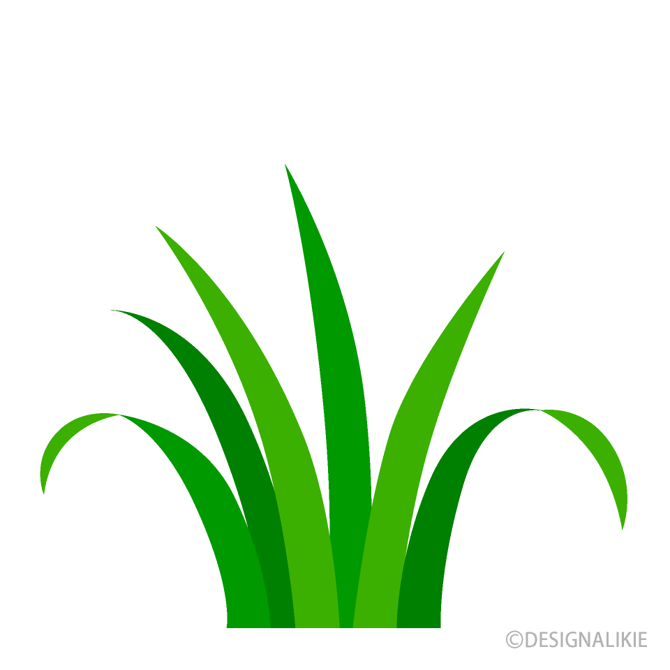 シンプルな草