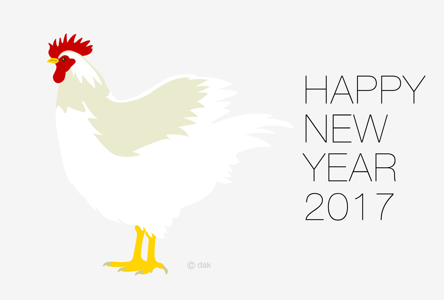 鶏デザインの年賀状の無料イラスト素材 無料 可愛い カジュアル 17年平成29年 酉年 とり 鳥 干支年賀状はがき テンプレート素材 Naver まとめ