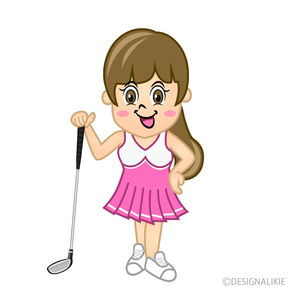 女の子ゴルファー