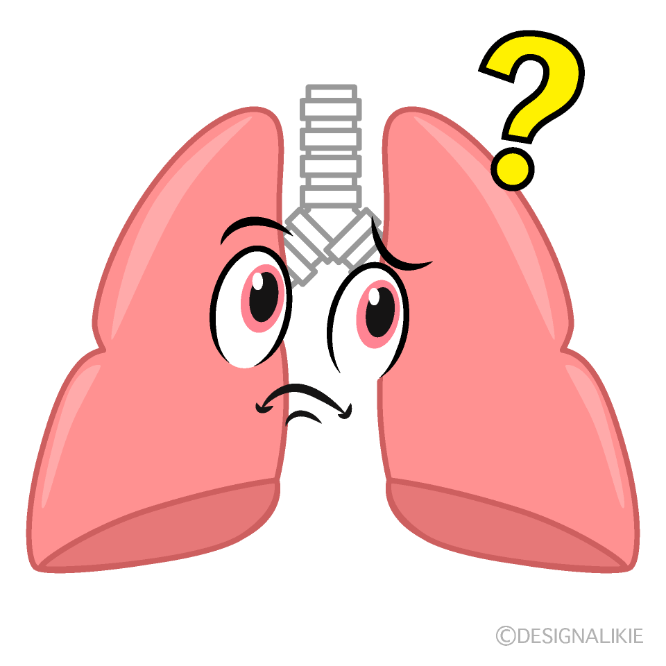 考える肺キャラ