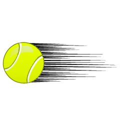 速いテニスボール