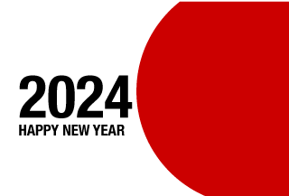 初日の出Happy New Year 2024