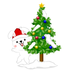 白兎のクリスマスツリー