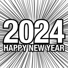 2024 Happy New Year 勢い