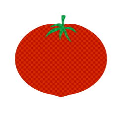 トマト（チェック柄）