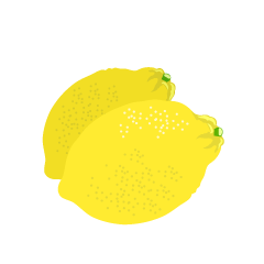 2個のレモン