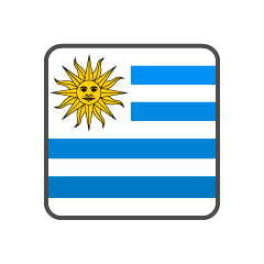 ウルグアイ国旗アイコン