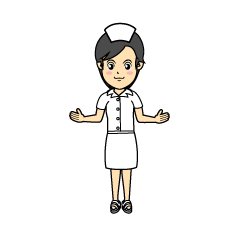白衣の看護師