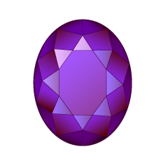 紫色サファイアの宝石