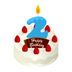2才の誕生日ケーキ