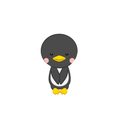 お辞儀するペンギン