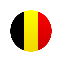 ベルギー国旗（円形）