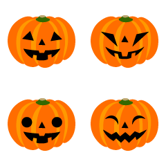 ハロウィンかぼちゃ４種
