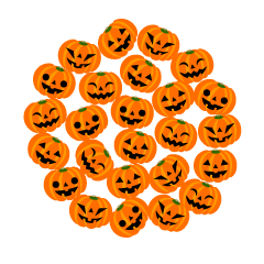 ハロウィンかぼちゃサークル