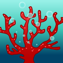 珊瑚（サンゴ）イラスト