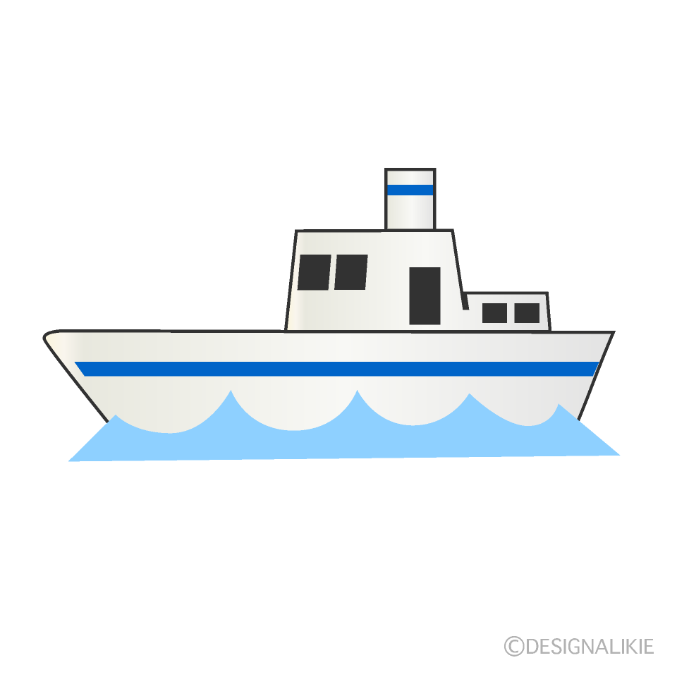 海の漁船