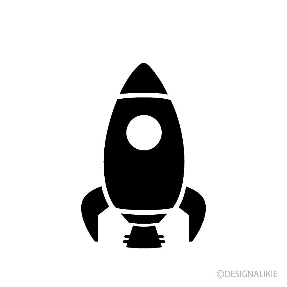 ベスト ロケット イラスト 簡単