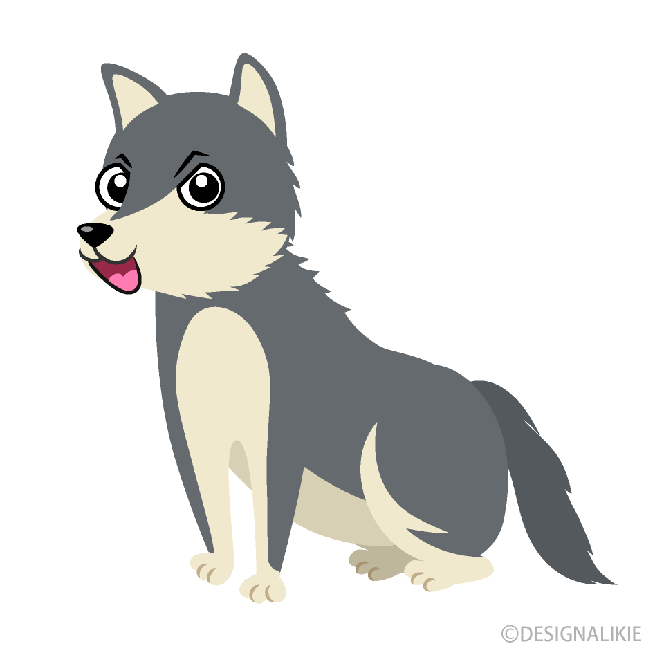 いらすと や 狼