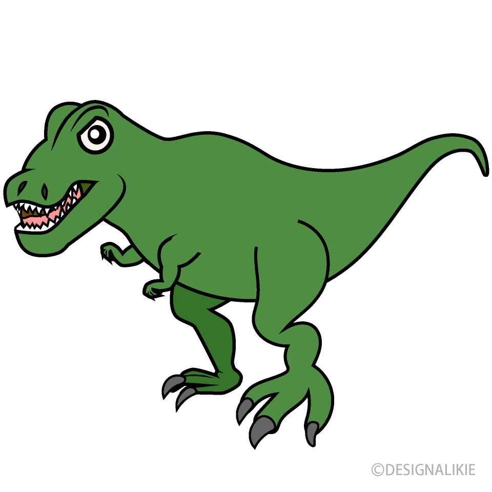 ティラノサウルスイラストのフリー素材 イラストイメージ