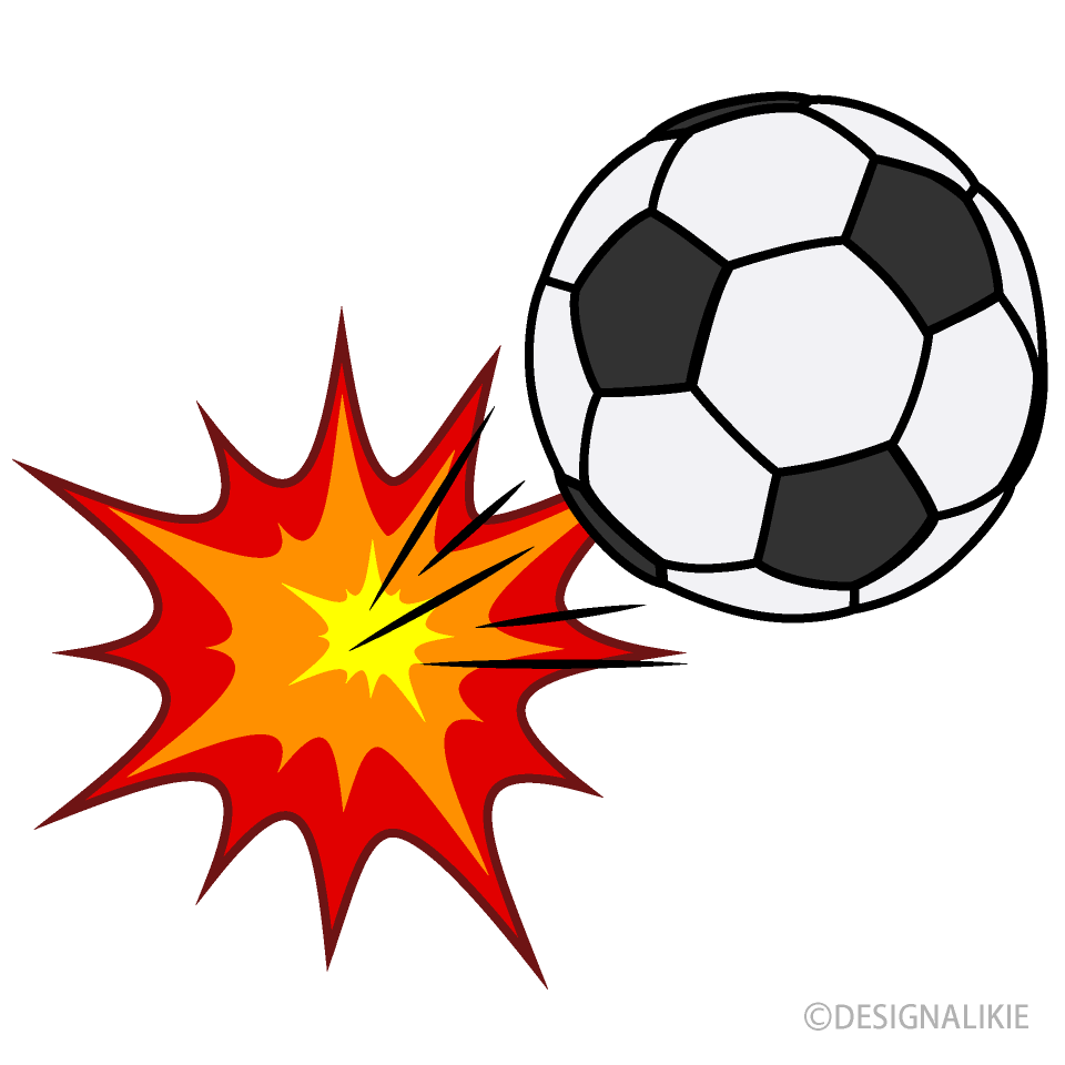 無料印刷可能 蹴る サッカー イラスト フリー