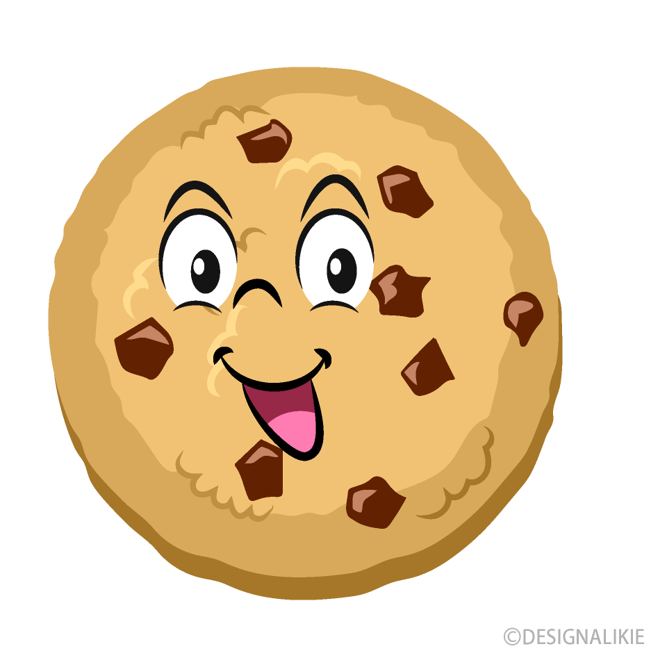 クッキーキャラクターイラストのフリー素材 イラストイメージ