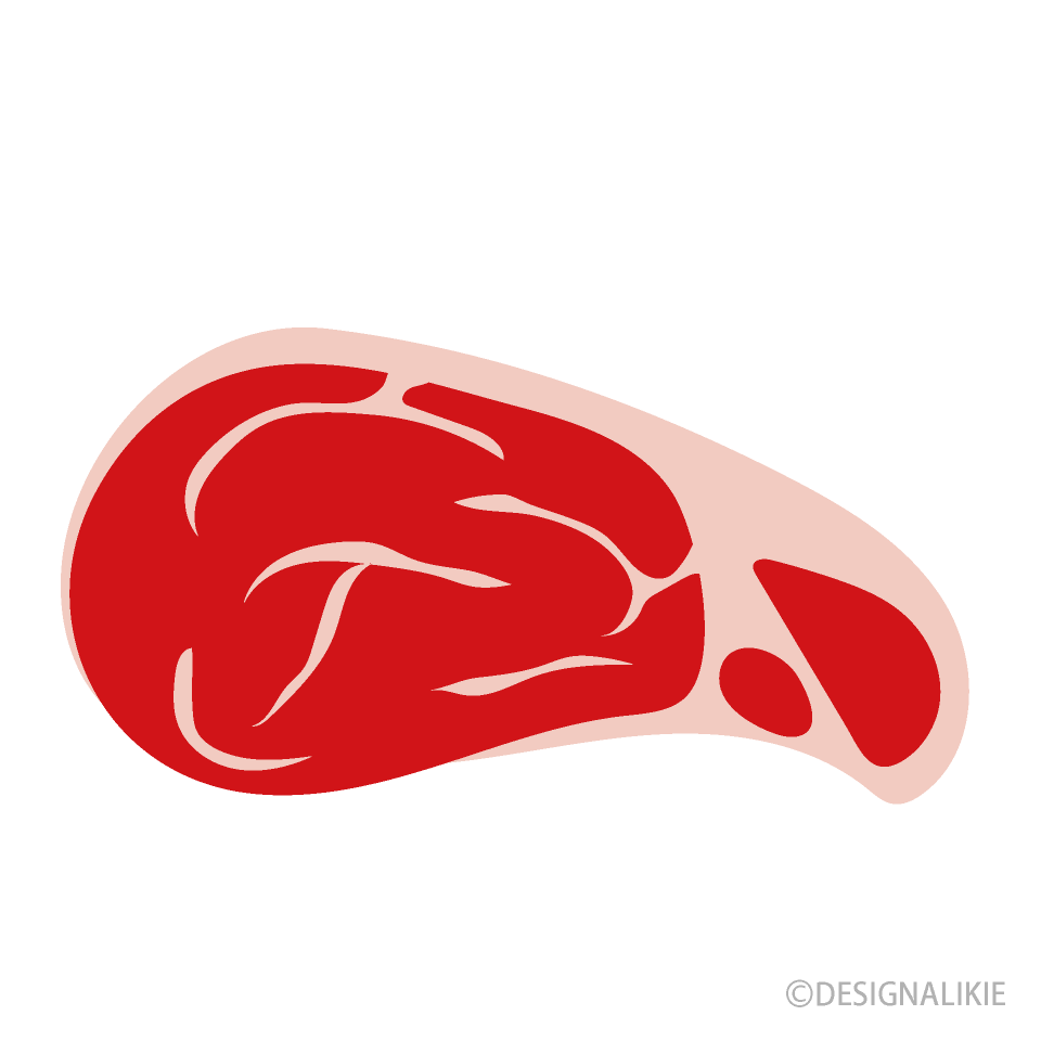 赤身肉イラストのフリー素材 イラストイメージ