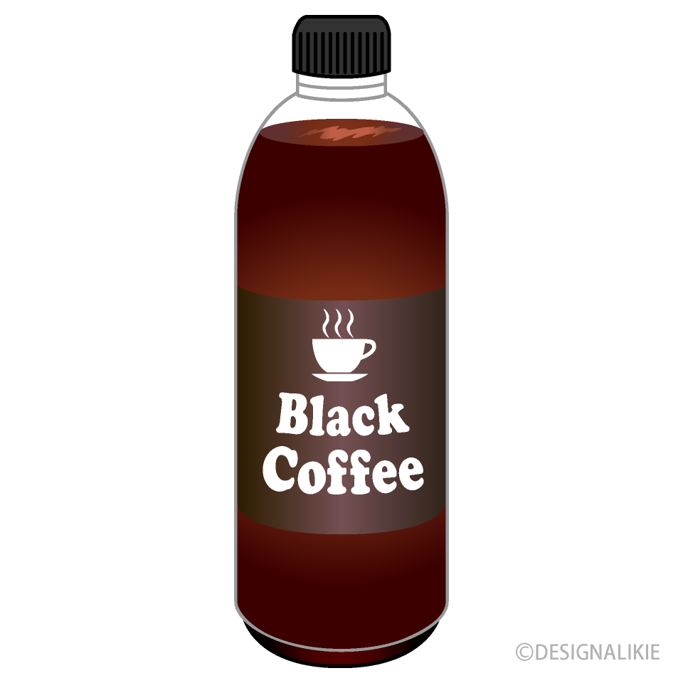 コーヒーペットボトルイラストのフリー素材 イラストイメージ