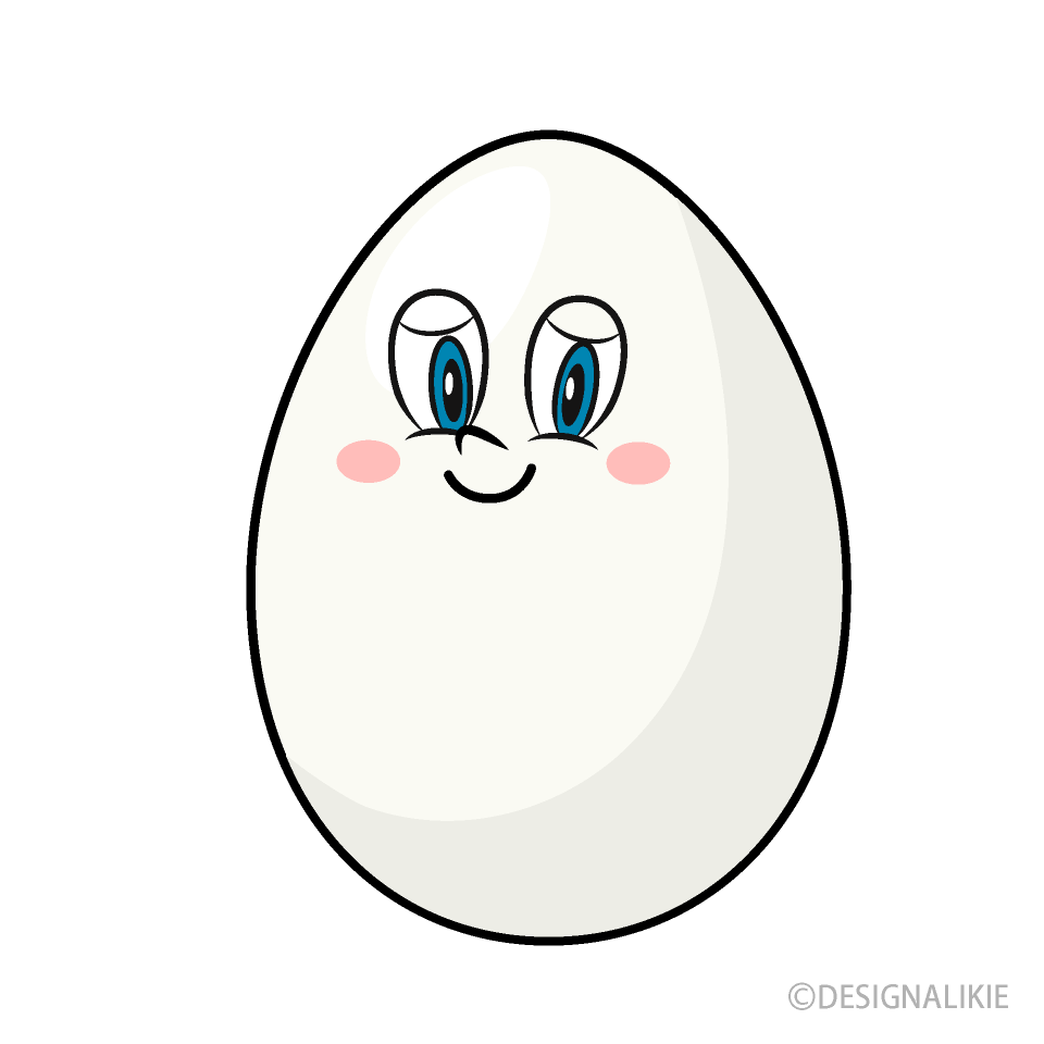 卵キャラクターの無料イラスト素材 イラストイメージ