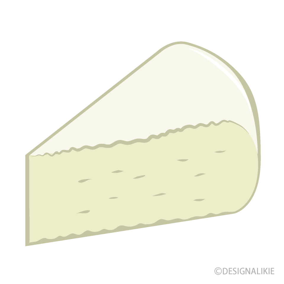 カマンベールチーズイラストのフリー素材 イラストイメージ