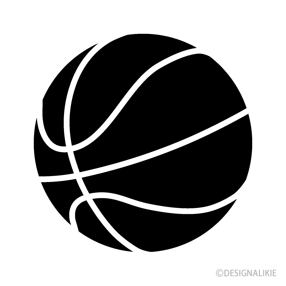 バスケットボールマークイラストのフリー素材 イラストイメージ