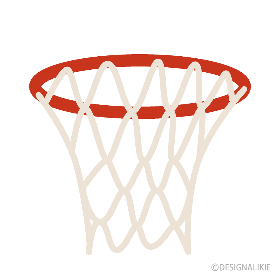 バスケットゴールのリングイラストのフリー素材 イラストイメージ