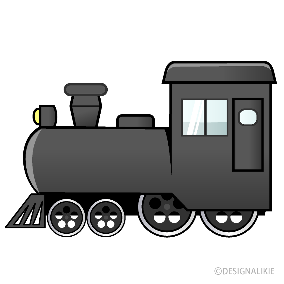 蒸気機関車イラストのフリー素材 イラストイメージ