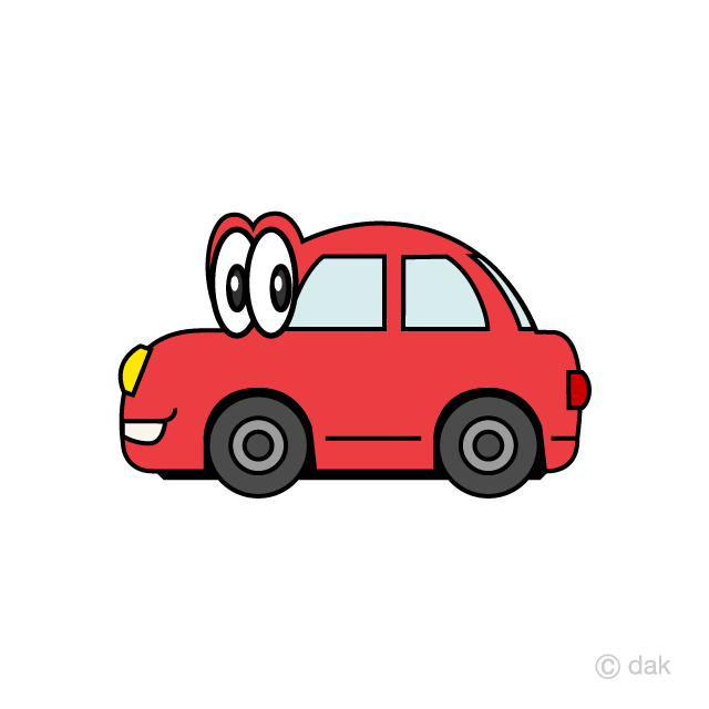 車フレームイラストのフリー素材 イラストイメージ