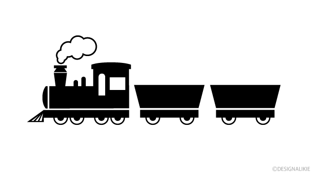 汽車シルエット 3両 の無料イラスト素材 イラストイメージ