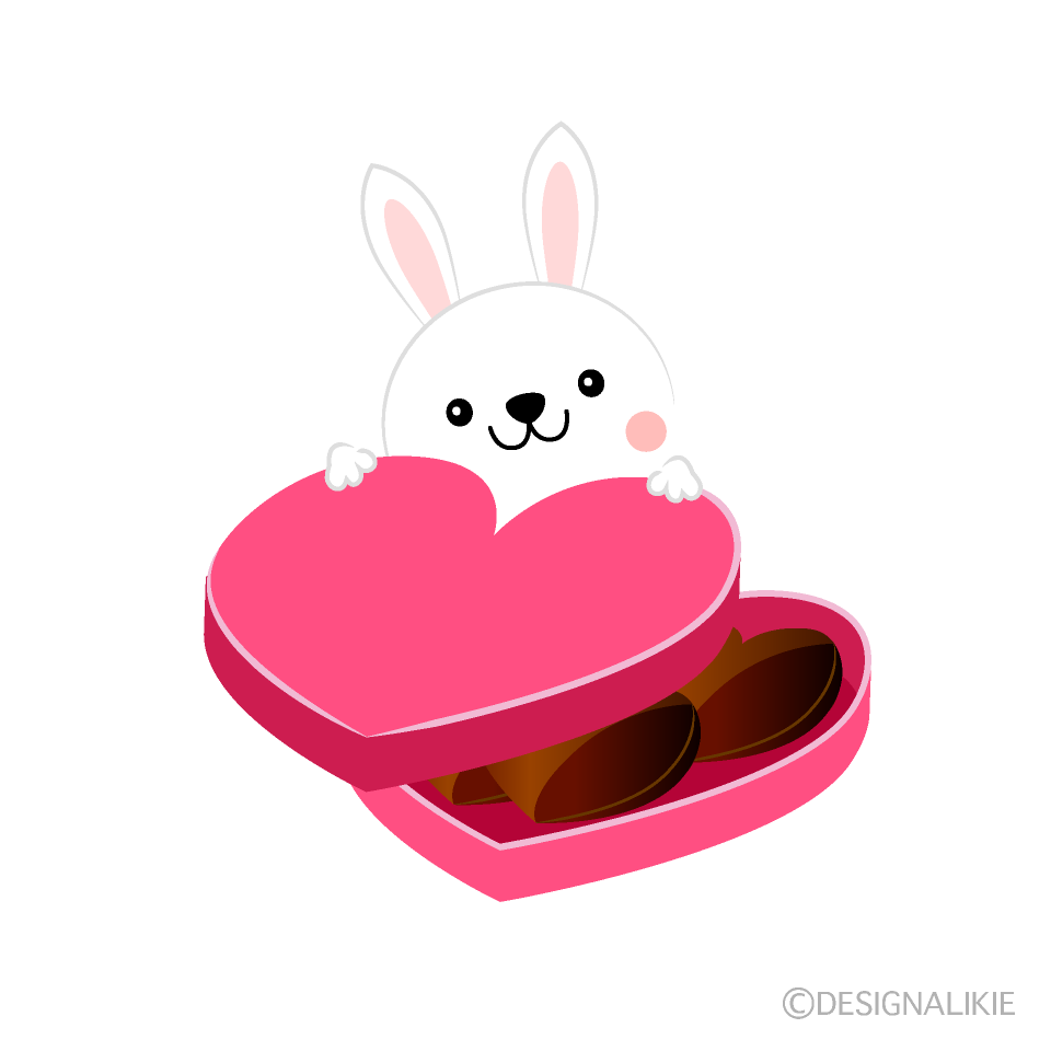 ウサギのバレンタインチョコ