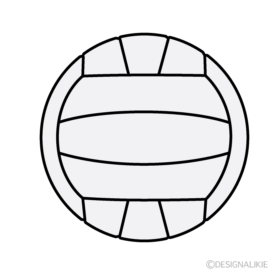 シンプルなバレーボール