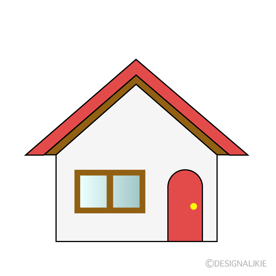 小さな家の無料イラスト素材 イラストイメージ