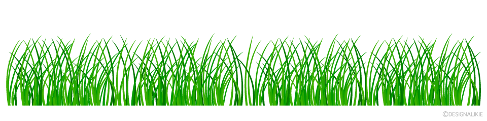 生茂る草ラインの無料イラスト素材 イラストイメージ
