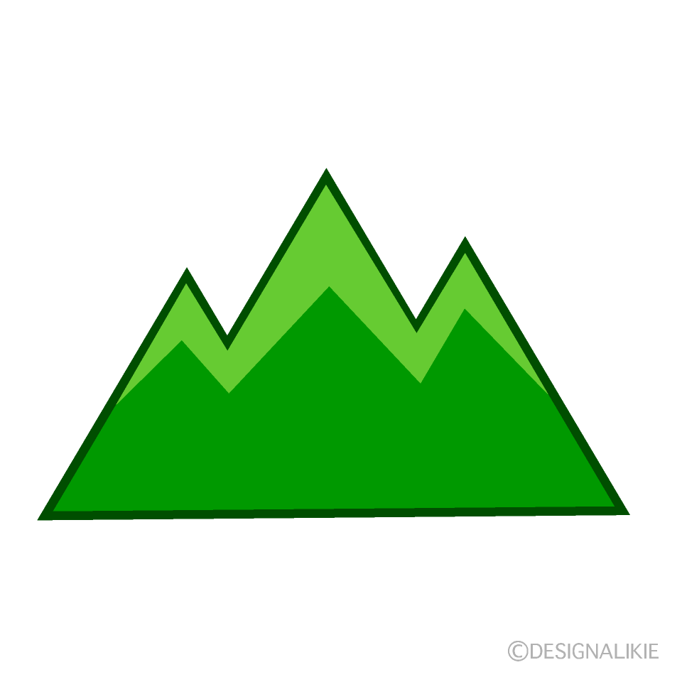 山脈イラストのフリー素材 イラストイメージ