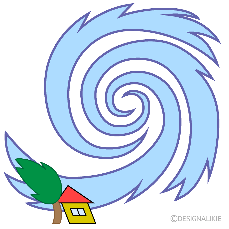 Freemuryouux8te 印刷可能 台風 イラスト 台風 イラスト 手書き