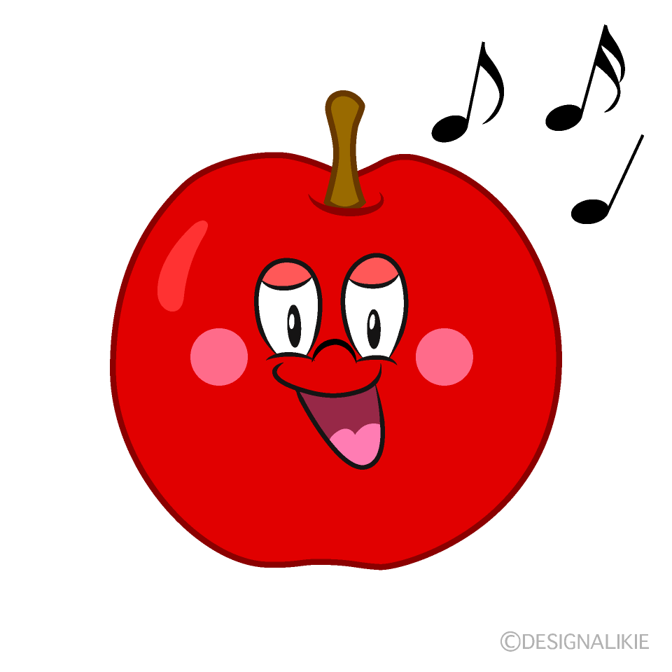 歌うりんごキャラ