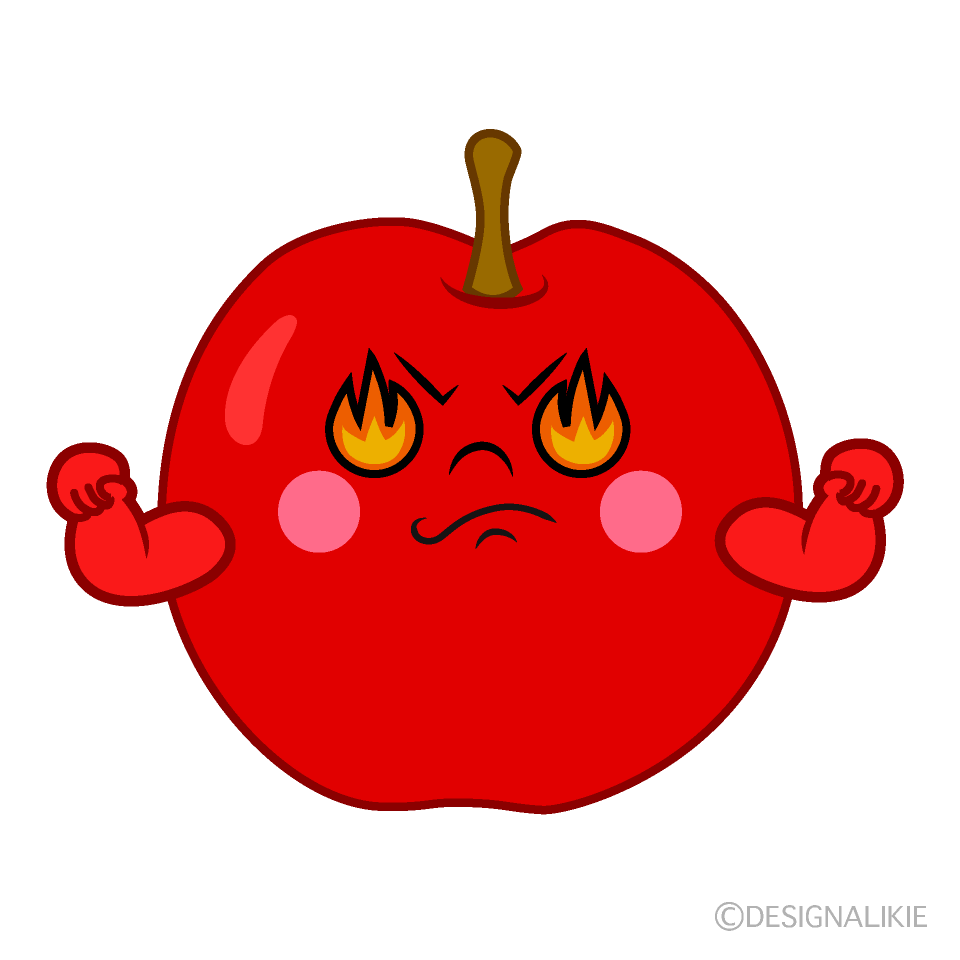 熱血のりんごキャラ