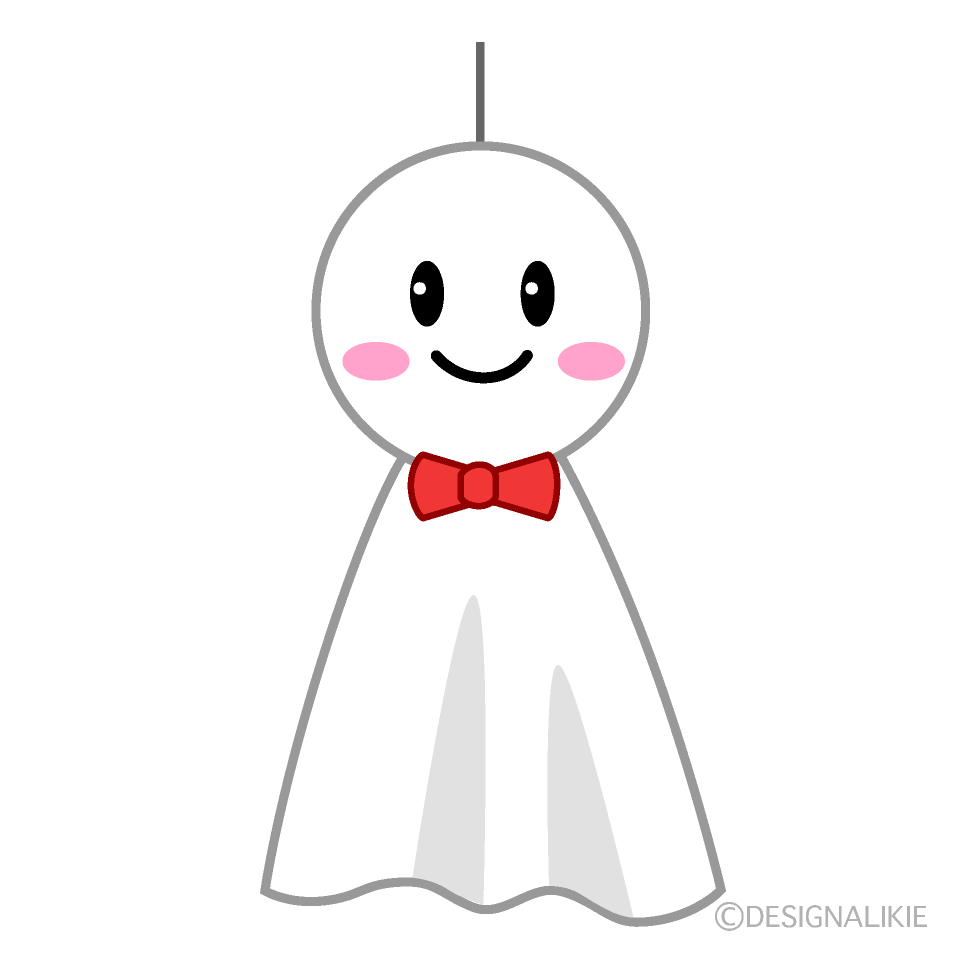 てるてる 坊主 イラスト かわいい