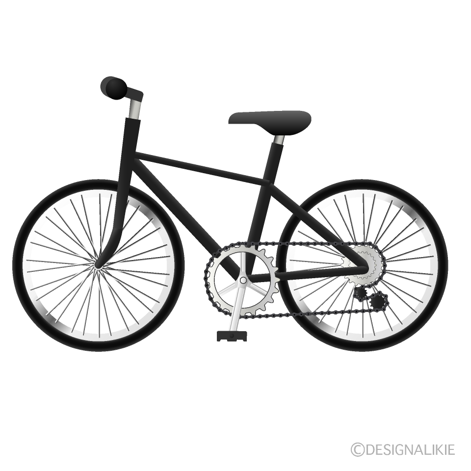 自転車イラストのフリー素材 イラストイメージ