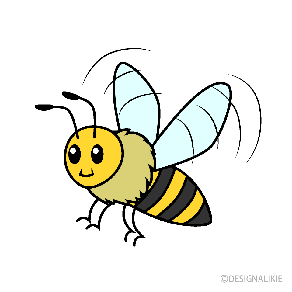 蜂の無料イラスト素材 イラストイメージ
