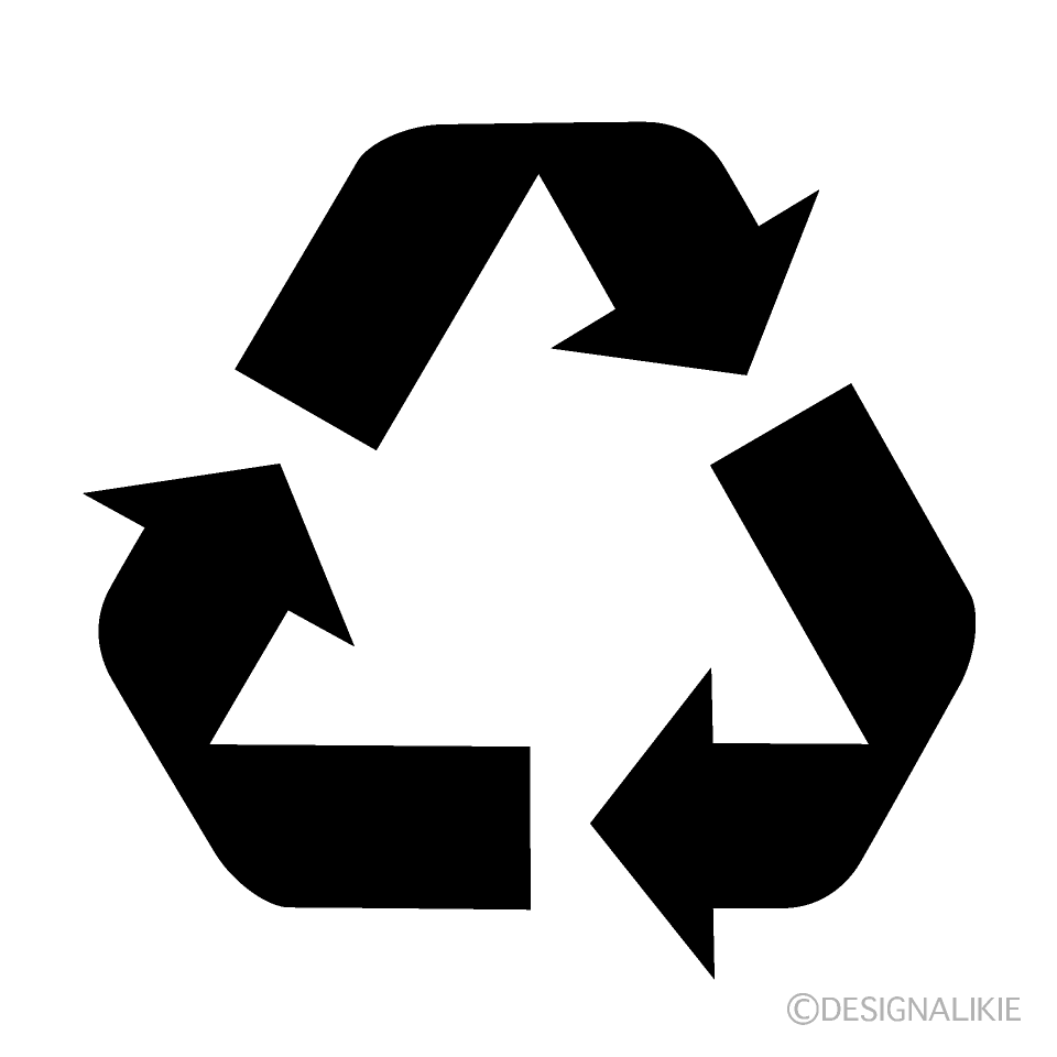リサイクルマークイラストのフリー素材 イラストイメージ