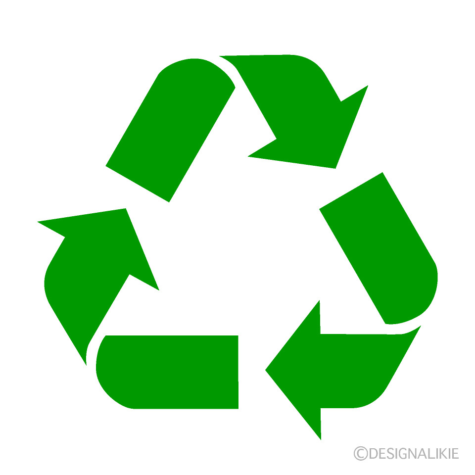 緑色のリサイクルマーク