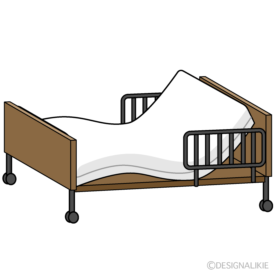介護ベッドの無料イラスト素材 イラストイメージ