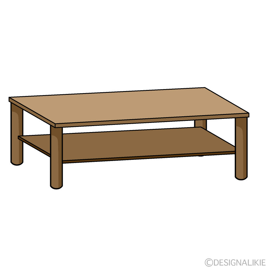 ソファーテーブルの無料イラスト素材 イラストイメージ