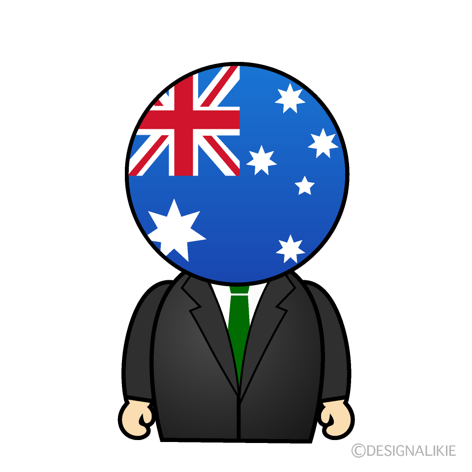 オーストラリア人の無料イラスト素材 イラストイメージ